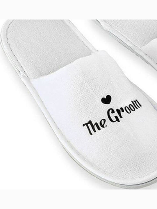 Winter Men's Slippers White