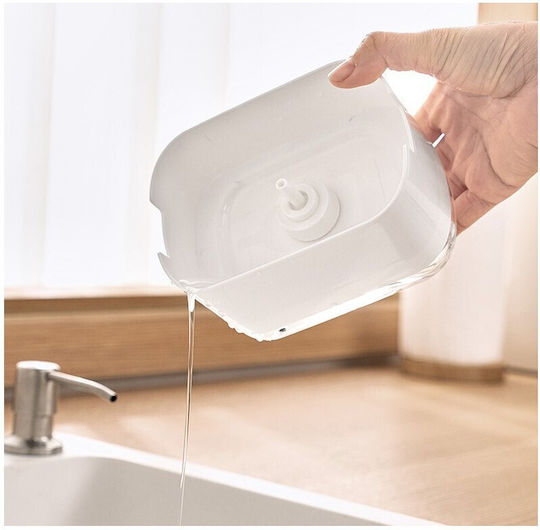 Alista Home Dozator De Bucătărie Din Plastic Cu Suport Pentru Burete Alb 300ml