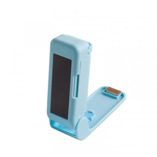 Mini Sigilator de Pungi cu Baterie Alista Home Sigilare Termică Spate Magnetic Portabil 9.7x3 Cm Albastru