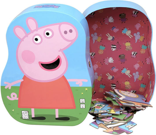 Παιδικό Puzzle Puzzle Peppa για 3+ Ετών 24pcs Barbo Toys