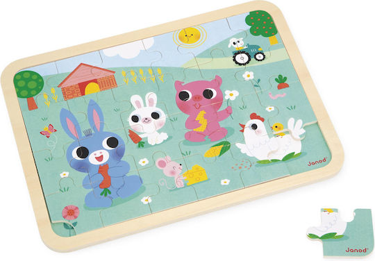 Wooden Kids Puzzle for 3+ years+ Years 24pcs Janod