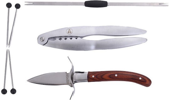 Laguiole Сет За Морски Дарове С Дървени Дръжки Pakka 7 Броя 40273023