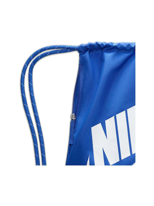 Nike Heritage Drawstring Men's Gym Backpack Blue