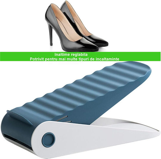 Alista Home Bază Din Plastic Pentru Depozitarea Pantofilor Albastră 25.5x11x7.5cm