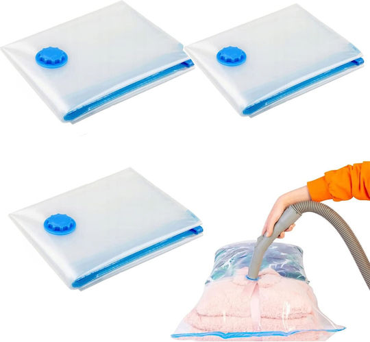 Alista Home Pungă De Plastic Pentru Depozitare Pătură/Duvet / Haine Vidată Și Cu Vid 3 Bucăți