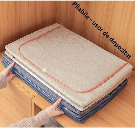 Alista Home Casetă Textilă De Depozitare Pentru Pătură/Duvet / Haine Roz 60x42x40cm