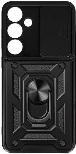 Samsung Camera Armor Case Задна корица Силикон / Пластмаса Черен (Galaxy S24+)