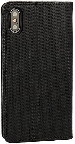 Smart Book Leather / Silicone Black (Oppo Reno 14 Pro)