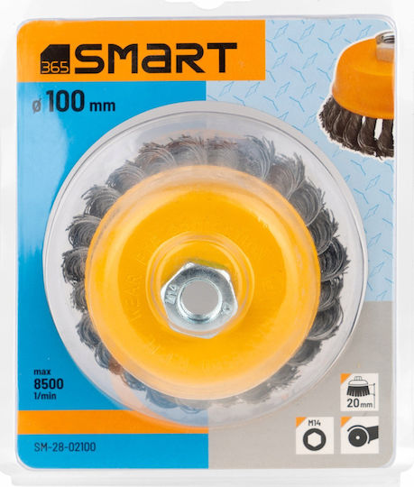 Smart Телена Четка За Тенджера 100мм Плетена Smart