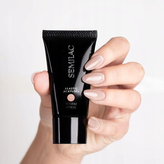 Semilac Acrygel Νυχιών Ροζ 30ml