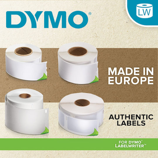 Dymo Ταινία Ετικετογράφου σε Λευκό Χρώμα