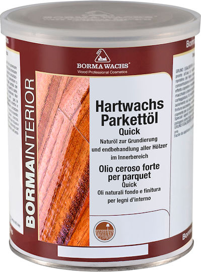 Borma Wachs Hardwax Parquet Κερί Νερού Άχρωμο Ματ 1lt