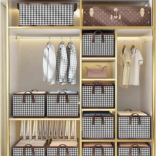 Alista Home Υφασμάτινη Θήκη Αποθήκευσης για Ρούχα / Κάλτσες σε Λευκό Χρώμα 44x30x20cm Alista Home Υφασμάτινη Θήκη Αποθήκευσης για Ρούχα / Κάλτσες σε Λευκό Χρώμα 44x30x20cm