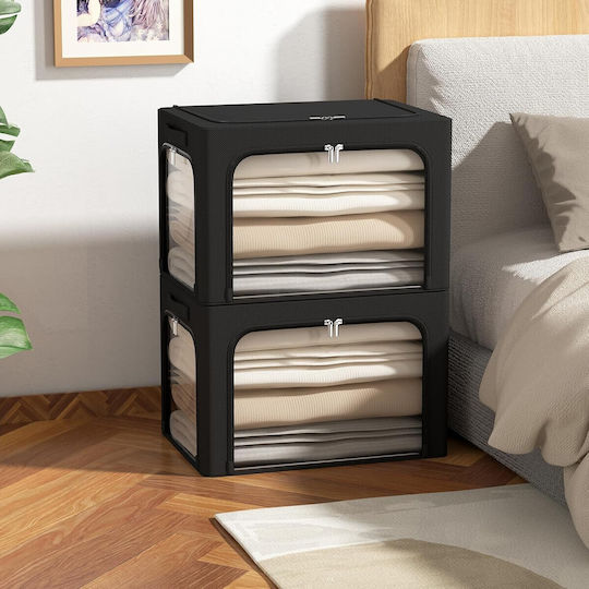 Alista Home Cutie de Depozitare Textilă pentru Pătură Duvet Haine în Culoare Gri 42x30x30cm