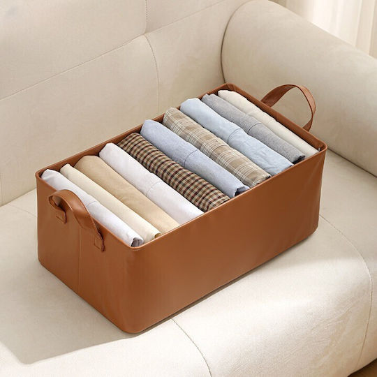 Alista Home Organizator Textil Pentru Haine Maro 47x28x20cm