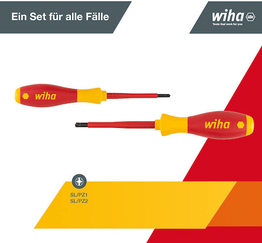 Wiha Комплект 2 Кашони Softfinish Electric
