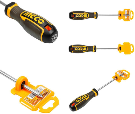 Ingco Impact Long Straight Screwdriver Size 6.5x150mm