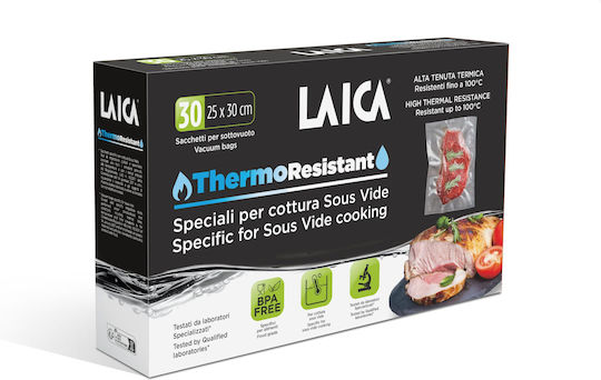 Laica TR1000 Σαγρέ Σακούλες για Συσκευές Vacuum 250x300mm 30τμχ