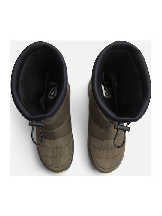 Green Chelsea Boots Waterproof