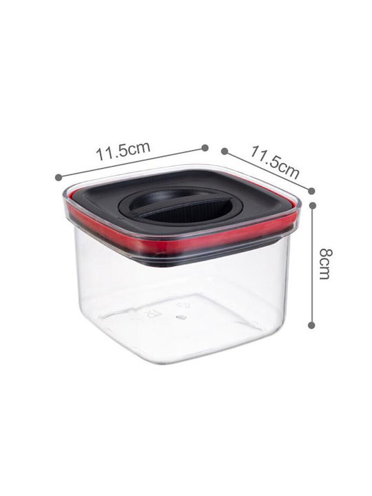 Alista Home Caseta pentru Cereale / Paste / Cafea / Zahăr cu Capac din Plastic Transparent 600ml
