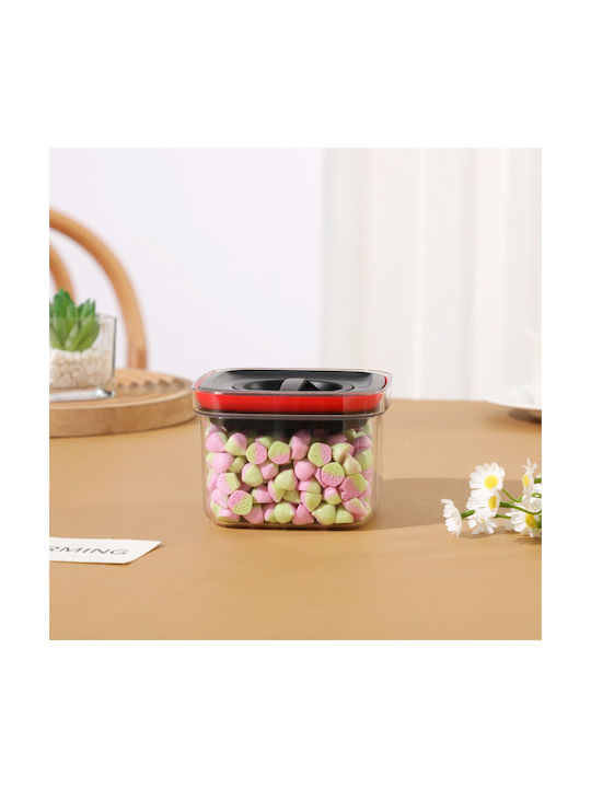 Alista Home Caseta pentru Cereale / Paste / Cafea / Zahăr cu Capac din Plastic Transparent 600ml