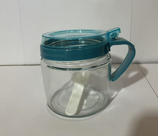 Alista Home Zucker Glasvase mit Deckel Transparent 180ml 1Stück
