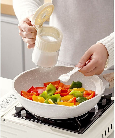 Alista Home Lebensmittelgläser & Behälter für Zucker mit Glasverschlussart Weiß 180ml 1 Stück