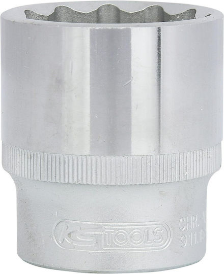 Ks Tools Căpăcel cu Patrat de Prindere 1/2" Diametru 30mm 1buc