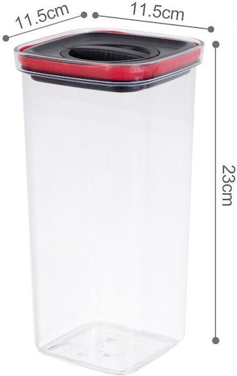 Alista Home Caseta Pentru Cereale / Paste / Cafea / Zahăr Cu Capac Plastic Transparent 2000ml 1 Bucată Alista Home Caseta Pentru Cereale / Paste / Cafea / Zahăr Cu Capac Plastic Transparent 2000ml 1 Bucată