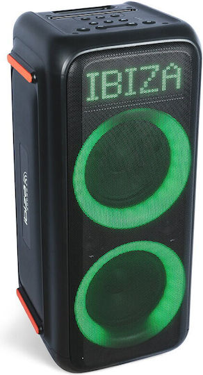 Ibiza Sound Boxă Bluetooth 30W cu Radio Neagră GRAFFIK600