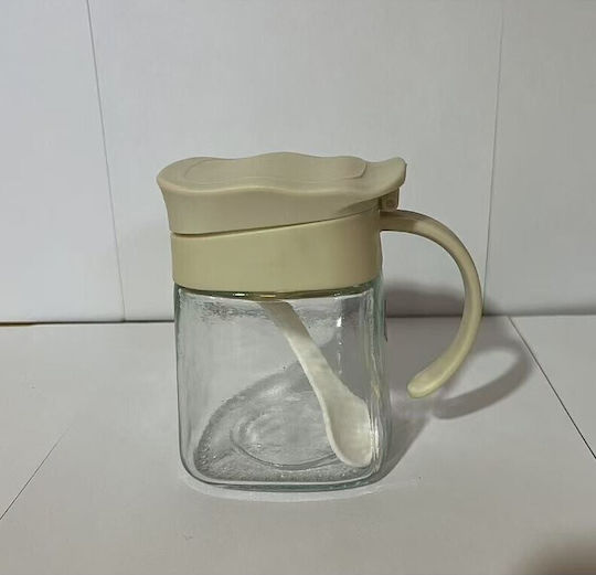 Alista Home Alista Home Lebensmittelgläser & Behälter Zuckervase mit Deckel Glas Weiß 180ml 1 Stück