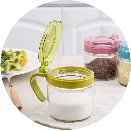 Alista Home Glass Sugar Jar with Lid Transparent 180ml