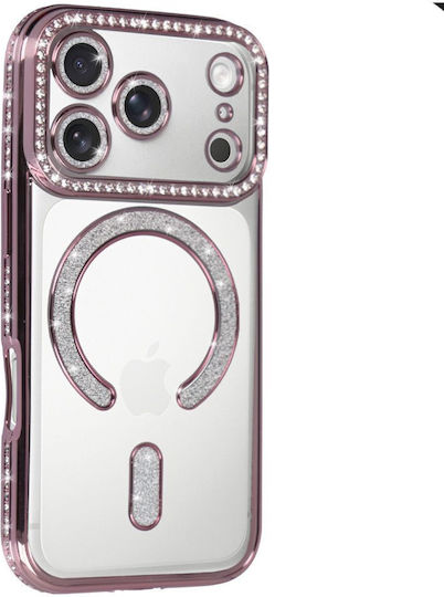 Silicone Back Cover / Tempered Glass Pink (iPhone 18 Pro Max / 17 Pro Max)