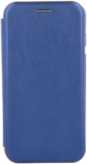 Smart Book Synthetic Leather / Silicone Navy Blue (Galaxy A55)