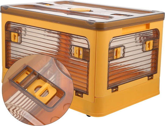 Alista Home Plastic Storage Box with Lid Orange 47x35x24.5cm