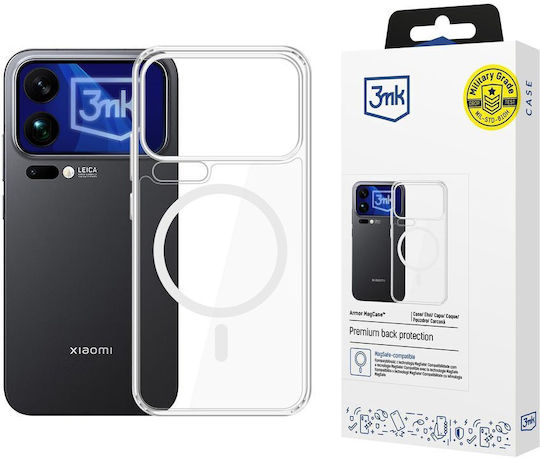 3MK Armor Wallet Plastic 1.5mm Transparent for Xiaomi 17 Pro Max