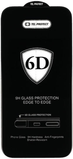 Tel Protect Full Glue Full Face Tempered Glass Μαύρο (Galaxy S26)