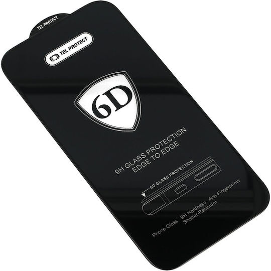6d Пълно лепило Закалено стъкло за цялото лице Черен (Galaxy A32 4G)