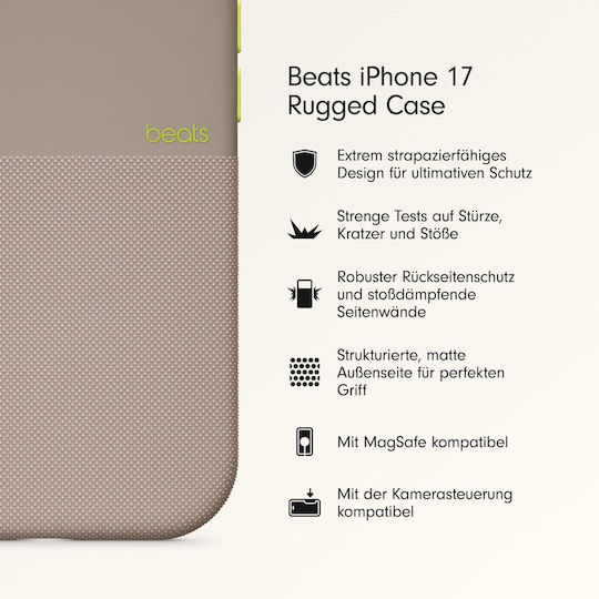 Beats Robuste Umschlag Rückseite Kunststoff Alpine Grau für iPhone 17