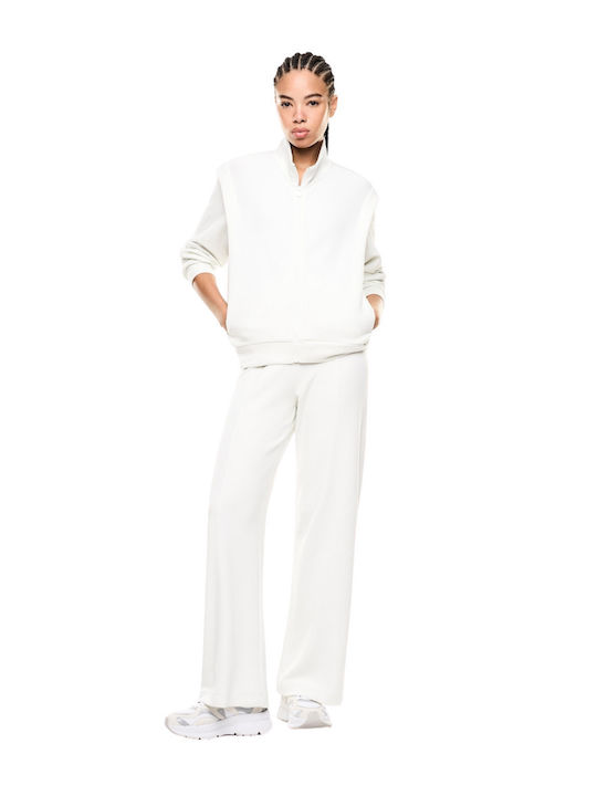 Women's Sweatshirt Cardigan Light Blue
