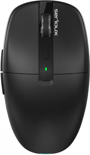 Serioux AirFlow Kabelloses & Verkabeltes Bluetooth Mäuse Schwarz