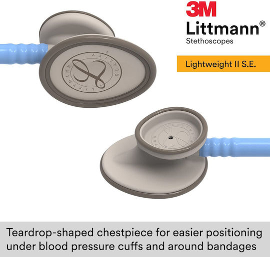 Stetoscop Littmann 3M Lightweight II SE 2454 Albastru Cerulean