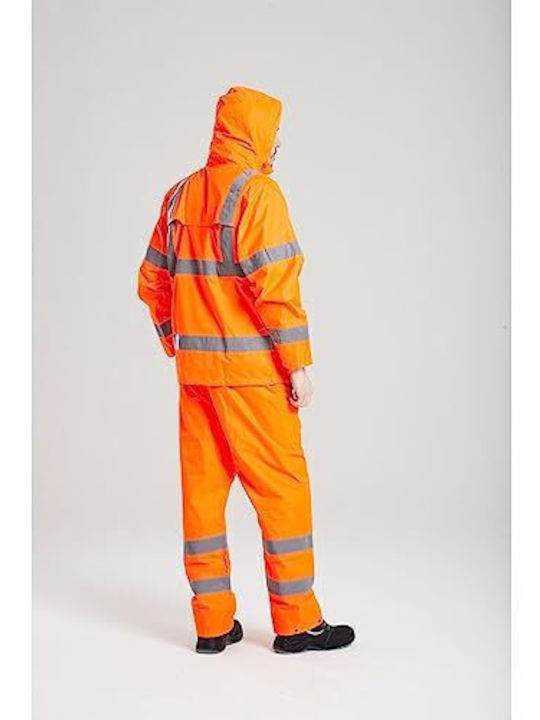 Portwest Jachetă De Lucru Cu Elemente Reflectorizante Cu Glugă Portocalie
