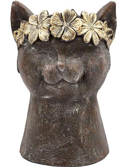 Artekko Animal Καφέ Κασπό Κεφάλι Γάτας Μαγνήσιο 21.5x19.5x31.5 Cm Artekko Animal Καφέ Κασπό Κεφάλι Γάτας Μαγνήσιο 21.5x19.5x31.5 Cm
