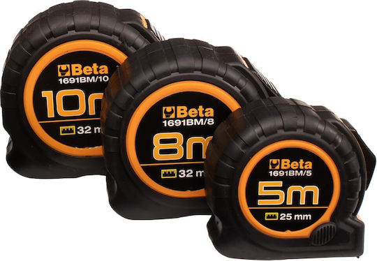 Beta Tape Measure with Auto-Rewind 25mm x 5m