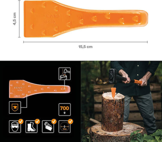 Fiskars 1001614 Σφήνα με Πλαστική Λαβή