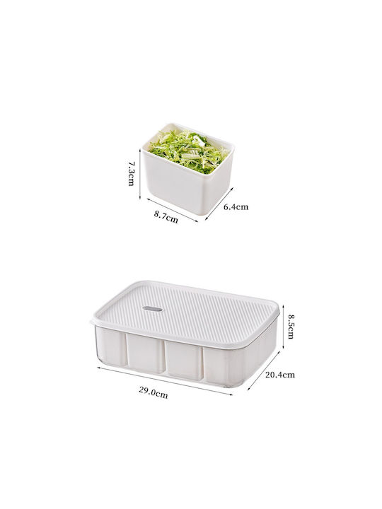 Alista Home Cutie De Prânz Din Plastic Albă 29x20cm