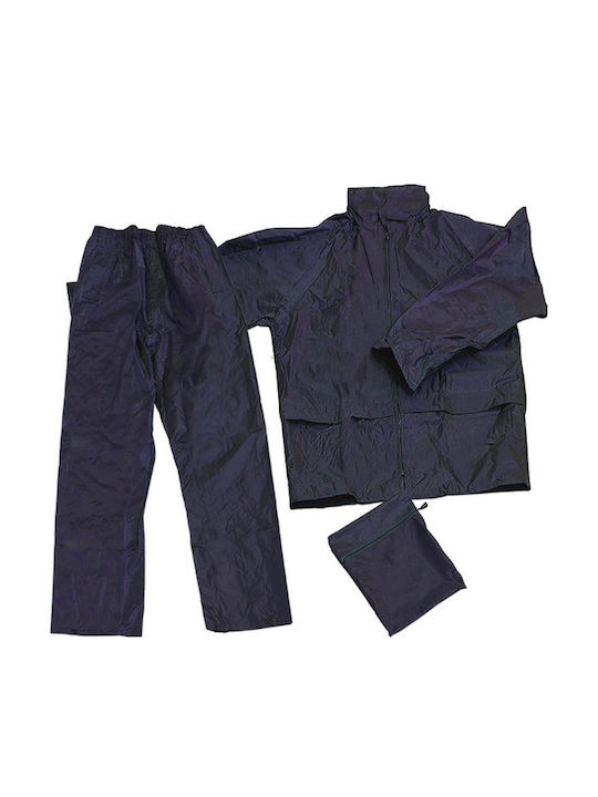 Adiavroxo (Work Aprons & Sleeves) Waterproof Work Suit Navy Blue