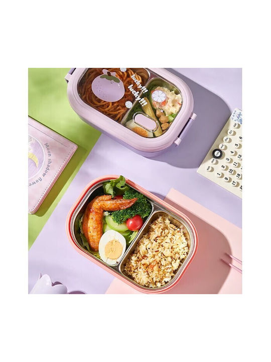 Alista Home Cutie De Prânz Din Plastic Roz 1lt