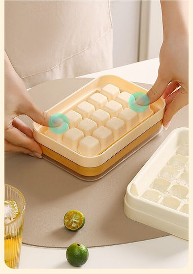 Alista Home Păghetoare Cub Plastică cu Capac Galbenă 136503